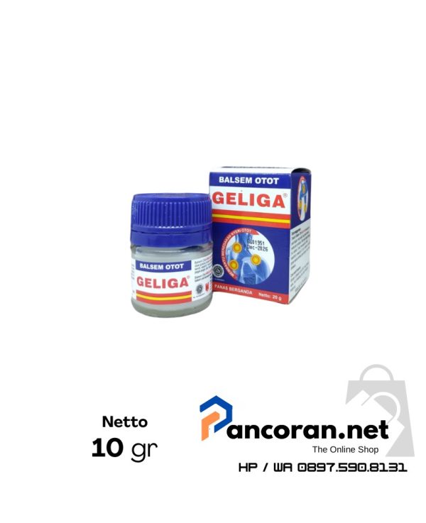 geliga balsem 10gr, balsem gosok